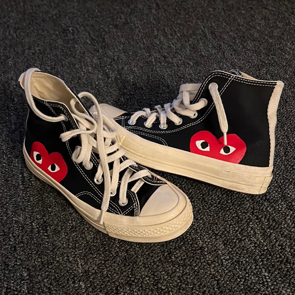Comme Des Garson Hi Top Converse - Picture 2 of 5